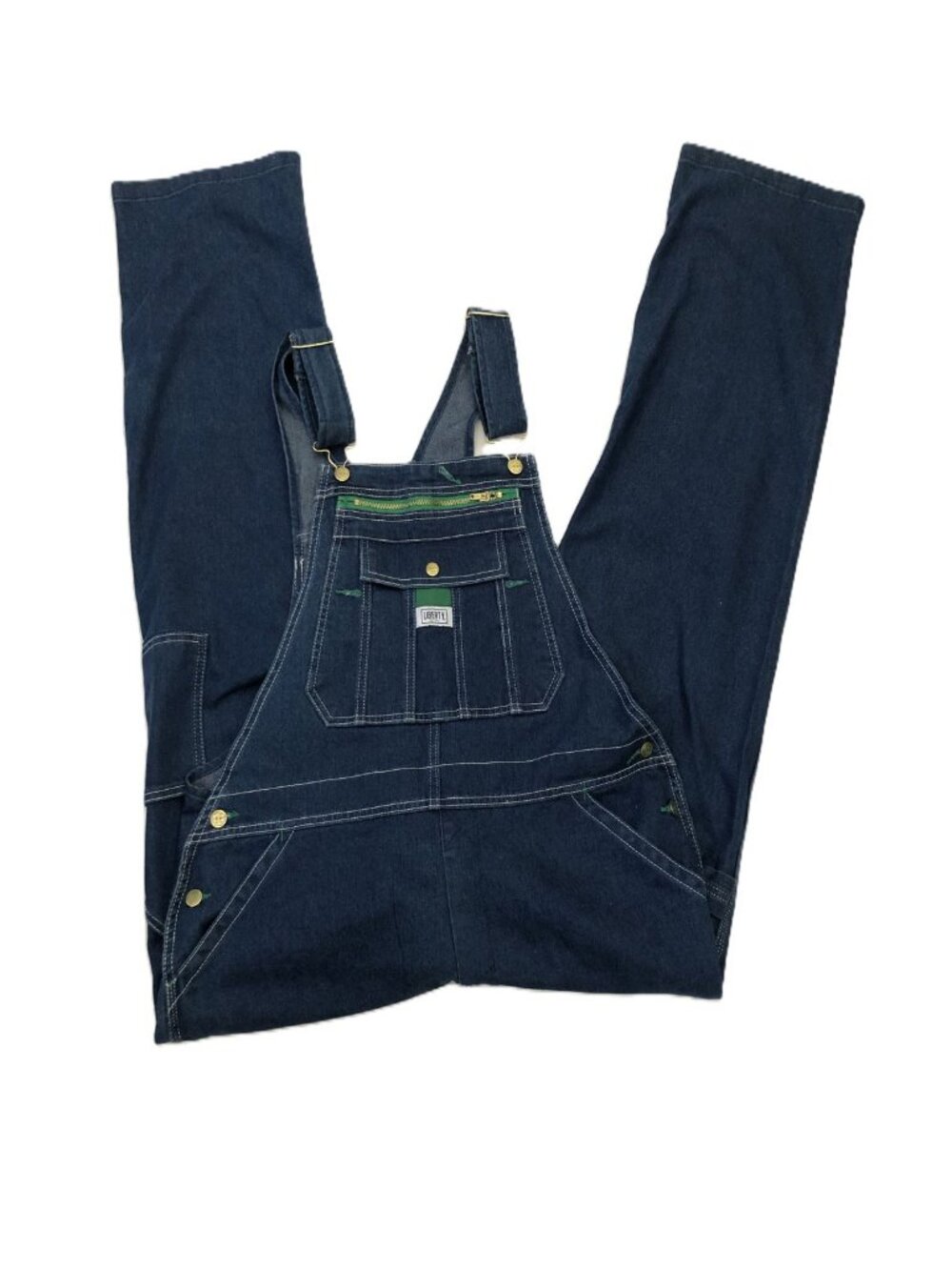 Liberty Blue Denim Carpenter Bib Overalls Men's Size XL